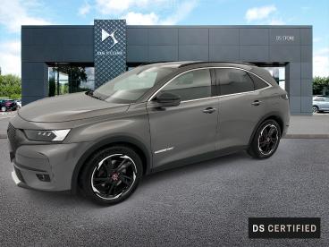DS CERTIFIED Ds Ds 7 Crossback Crossback Hybride E-tense 225 Eat8 Performance Lin occasion certifiée - Suv Hybride Rechargeable Gris - Villeneuve-d'ascq - 3740953_1