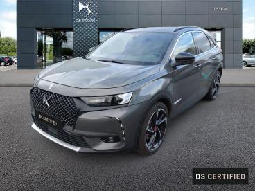 DS CERTIFIED Ds Ds 7 Crossback Crossback Hybride E-tense 225 Eat8 Performance Lin occasion certifiée - Suv Hybride Rechargeable Gris - Cerise - 3759934_1
