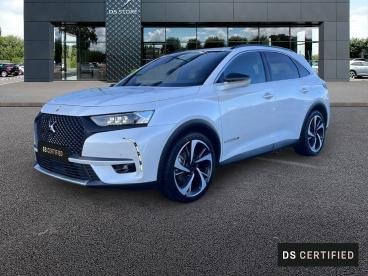 DS CERTIFIED Ds Ds 7 Crossback E-tense 225ch Performance Line + occasion certifiée - Suv Hybride Rechargeable Blanc Nacre (n) - Beaurains - 3763747_1