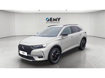 DS CERTIFIED Ds Ds 7 Crossback Crossback Hybride E-tense 225 Eat8 Performance Lin occasion certifiée - Suv Hybride Rechargeable Beige - Le Mans - 3788297_1