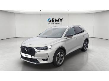 DS CERTIFIED Ds Ds 7 Crossback Crossback Hybride E-tense 225 Eat8 Grand Chic occasion certifiée - Suv Hybride Rechargeable Beige - Le Mans - 3788299_1