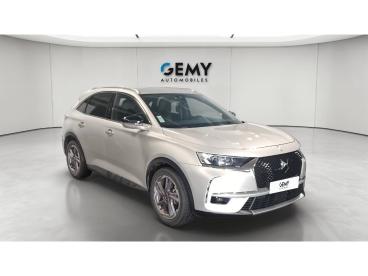 DS CERTIFIED Ds Ds 7 Crossback Crossback Hybride E-tense 300 Eat8 4x4 Grand Chic occasion certifiée - Suv Hybride Rechargeable Beige - Le Mans - 3802618_3