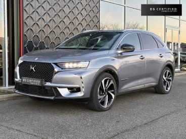 DS CERTIFIED Ds Ds 7 Crossback Crossback Hybride 300 E-tense Eat8 4x4 Grand Chic occasion certifiée - Suv Hybride Rechargeable Gris - Lescar - 3838310_1