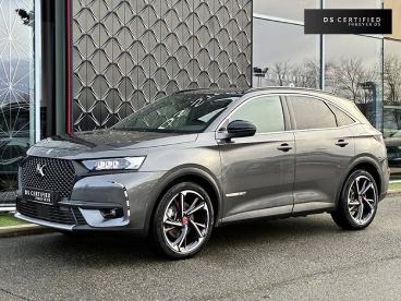 DS CERTIFIED Ds Ds 7 Crossback Crossback Hybride E-tense 225 Eat8 Performance Lin occasion certifiée - Suv Hybride Rechargeable Gris - Lescar - 3859226_1