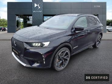 DS CERTIFIED Ds Ds 7 Crossback Crossback Hybride E-tense 300 Eat8 4x4 Louvre occasion certifiée - Suv Hybride Rechargeable Bleu - Cerise - 3862348_1