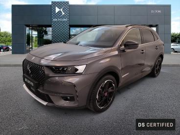 DS CERTIFIED Ds Ds 7 Crossback Crossback Hybride E-tense 225 Eat8 Performance Lin occasion certifiée - Suv Hybride Rechargeable Gris - Ecully - 3905190_1