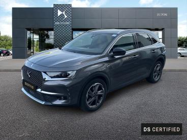 DS CERTIFIED Ds Ds 7 Crossback 7 Crossback Bluehdi 130 Eat8 Grand Chic occasion certifiée - Suv Diesel Gris Platinium (metallise) - Chalon Sur Saone - 3935356_1