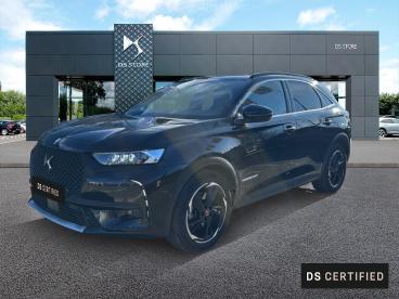 DS CERTIFIED Ds Ds 7 Crossback E-tense 4x4 300ch Performance Line + occasion certifiée - Suv Hybride Rechargeable Noire Perla Nera (n) - Compiegne - 3952085_1