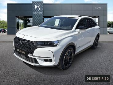 DS CERTIFIED Ds Ds 7 Crossback E-tense 225ch Performance Line + occasion certifiée - Suv Hybride Rechargeable Blanc Nacre (n) - St Brieuc - 3982711_1