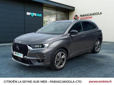 DS CERTIFIED Ds Ds 7 Crossback E-tense 4x4 300ch Grand Chic occasion certifiée - Suv Hybride Rechargeable Gris Platinium (m) - La Seyne Sur Mer - 3985543_1
