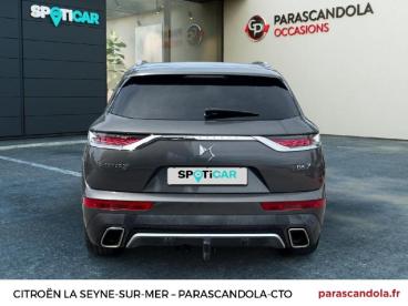 DS CERTIFIED Ds Ds 7 Crossback E-tense 4x4 300ch Grand Chic occasion certifiée - Suv Hybride Rechargeable Gris Platinium (m) - La Seyne Sur Mer - 3985543_4