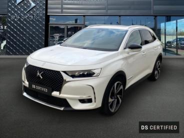 DS CERTIFIED Ds Ds 7 Crossback Bluehdi 180ch Grand Chic Automatique 128g occasion certifiée - Suv Diesel Blanc Nacré (n) - Orange - 3996046_1
