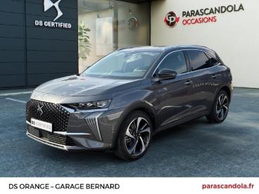 DS CERTIFIED Ds Ds 7 Crossback E-tense 225ch Opera occasion certifiée - Suv Hybride Rechargeable Gris Platinium (m) - Orange - 4113524_1