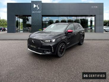 DS CERTIFIED Ds Ds 7 Crossback Hybride E-tense 300 Eat8 4x4 Performance Line occasion certifiée - Suv Hybride Rechargeable Noire Perla Nera (n) - Ludres - 4146768_1