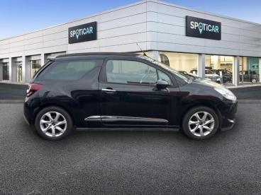 SPOTICAR Ds Ds 3 Cabrio Ds Ds 3 Cabriolet Puretech 110ch So Chic S&s Occasion - Coupé-cabriolet Essence Noir Perla Nera (n) - Vernon - 1202917179_4