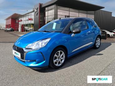 SPOTICAR Ds Ds 3 Cabrio Ds Ds 3 Cabriolet Puretech 110ch So Chic S&s Occasion - Coupé-cabriolet Essence Bleu Belle-Île (m) - Montauban - 1203488946_1