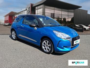 SPOTICAR Ds Ds 3 Cabrio Ds Ds 3 Cabriolet Puretech 110ch So Chic S&s Occasion - Coupé-cabriolet Essence Bleu Belle-Île (m) - Montauban - 1203488946_3