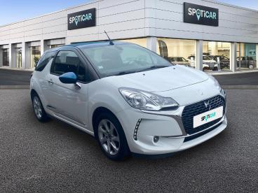 SPOTICAR Ds Ds 3 Cabrio Ds Ds 3 Cabriolet Puretech 110ch So Chic S&s Occasion - Coupé-cabriolet Essence Blanc Banquise (o) - Metz - 1203736297_3