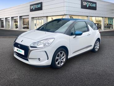 SPOTICAR Ds Ds 3 Cabrio Ds Ds 3 Cabriolet Puretech 110ch So Chic S&s Occasion - Coupé-cabriolet Essence Blanc Banquise (o) - Metz - 1204009069_1