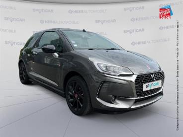 SPOTICAR Ds Ds 3 Cabrio Ds Ds 3 Cabriolet Puretech 110ch Performance Line S&s Eat6 Occasion - Coupé-cabriolet Essence Gris Platinium (m) - Toit Noir Onyx - Prix les mezieres - 1204055519_3
