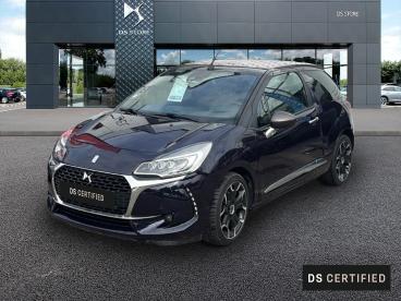 SPOTICAR Ds Ds 3 Cabrio Ds Ds 3 Cabriolet Puretech 110ch Sport Chic S&s Eat6 Occasion - Coupé-cabriolet Essence Noir - Muret - 1204147237_1