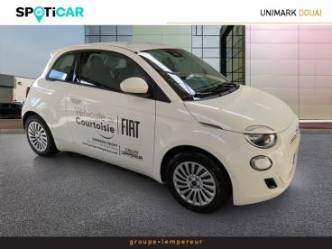 SPOTICAR Fiat 500 E 95ch Pack Confort (pas De Bonus Ecologique) Occasion - Citadine Electrique Ice White Pastel - Dechy - 1203076876_3