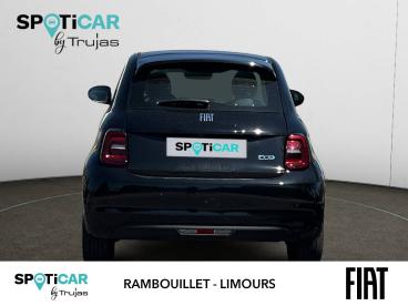 SPOTICAR Fiat 500 E 118 Ch Nouvelle 500 Occasion - Citadine Electrique Noir - Rambouillet - 1203141333_4