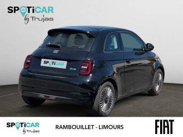 SPOTICAR Fiat 500 E 118 Ch Nouvelle 500 Occasion - Citadine Electrique Noir - Rambouillet - 1203141333_5