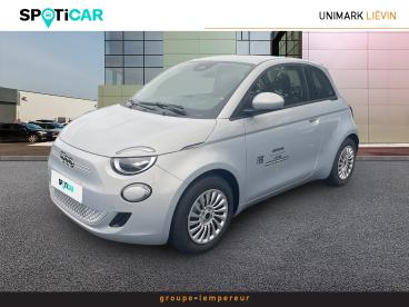 SPOTICAR Fiat 500 E 118ch Pack Confort Occasion - Citadine Electrique Torino Blue Métal - Lievin - 1203201952_1