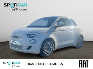 SPOTICAR Fiat 500 E 95 Ch Action Occasion - Citadine Electrique Blanc - Rambouillet - 1203223269_1