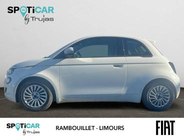 SPOTICAR Fiat 500 E 95 Ch Action Occasion - Citadine Electrique Blanc - Rambouillet - 1203223269_2