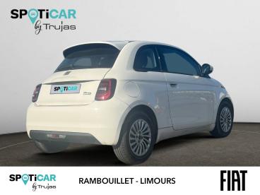 SPOTICAR Fiat 500 E 95 Ch Action Occasion - Citadine Electrique Blanc - Rambouillet - 1203223269_5