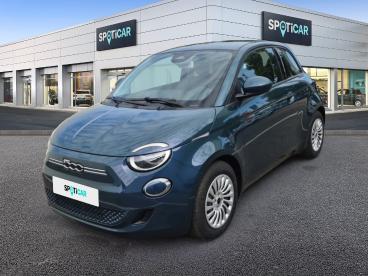 SPOTICAR Fiat 500 E 95 Ch Action Occasion - Citadine Electrique Ocean Green - Joigny - 1203304380_1