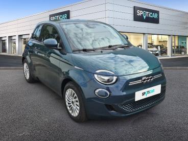 SPOTICAR Fiat 500 E 95 Ch Action Occasion - Citadine Electrique Ocean Green - Joigny - 1203304380_3