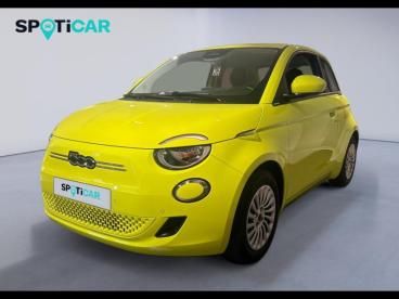 SPOTICAR Fiat 500 E 95ch Pack Confort My24 Occasion - Citadine Electrique Jaune - Coignieres - 1203371807_1