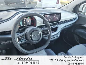 SPOTICAR Fiat 500 E 118ch My23 Occasion - Citadine Electrique Blanc - Saint-georges-des-coteaux - 1203435776_3