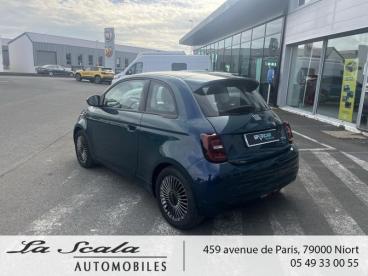 SPOTICAR Fiat 500 E 118ch Icone Occasion - Citadine Electrique Ocean Green Métal - Niort - 1203435867_3