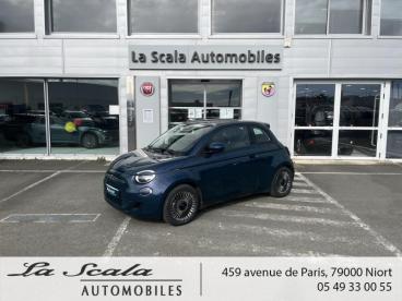 SPOTICAR Fiat 500 E 118ch My23 Occasion - Citadine Electrique Ocean Green Métal - Niort - 1203435878_1