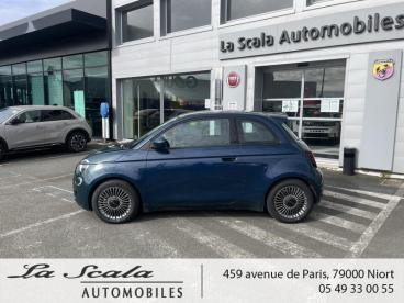 SPOTICAR Fiat 500 E 118ch My23 Occasion - Citadine Electrique Ocean Green Métal - Niort - 1203435878_2