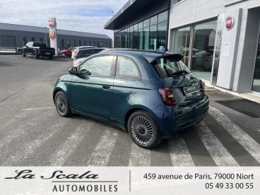 SPOTICAR Fiat 500 E 118ch My23 Occasion - Citadine Electrique Ocean Green Métal - Niort - 1203435878_3