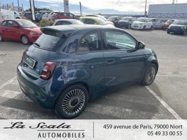 SPOTICAR Fiat 500 E 118ch My23 Occasion - Citadine Electrique Ocean Green Métal - Niort - 1203435878_5