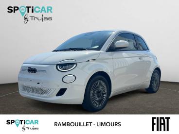SPOTICAR Fiat 500 E 118 Ch Nouvelle 500 Occasion - Citadine Electrique Blanc - Rambouillet - 1203484310_1