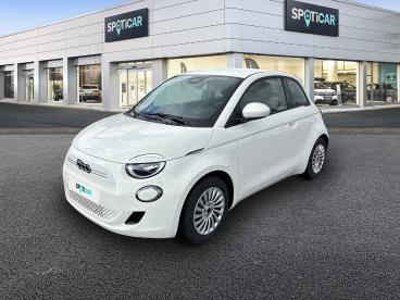 SPOTICAR Fiat 500 E 95ch Action Occasion - Citadine Electrique Blanc - Ludres - 1203514545_1