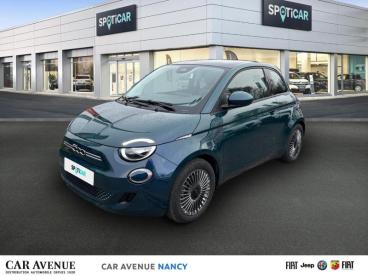 SPOTICAR Fiat 500 E 95ch Icone Occasion - Citadine Electrique Ocean Green Métal - Ludres - 1203514561_1