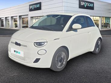SPOTICAR Fiat 500 E 118ch Pack Confort & Style My24 ** Prime Coup De Occasion - Citadine Electrique Ice White Pastel - Ludres - 1203539466_1