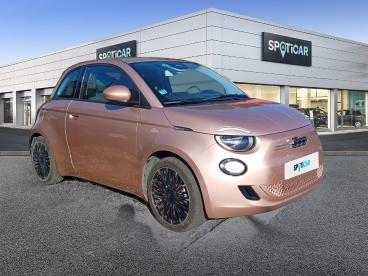 SPOTICAR Fiat 500 E 118ch Icone Occasion - Citadine Electrique Rose Gold Métal - Marseille - 1203552462_3