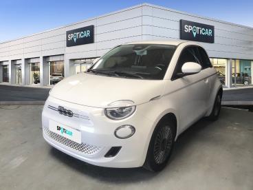 SPOTICAR Fiat 500 E 95ch Icone Occasion - Citadine Electrique Blanc - Orleans Cedex 02 - 1203571459_1