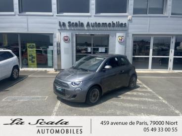 SPOTICAR Fiat 500 E 95ch My23 Occasion - Citadine Electrique Blanc - Niort - 1203586497_1