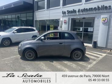 SPOTICAR Fiat 500 E 95ch My23 Occasion - Citadine Electrique Blanc - Niort - 1203586497_2
