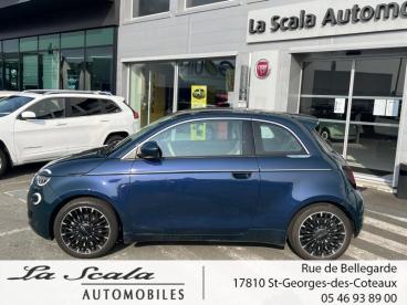 SPOTICAR Fiat 500 E 118ch La Prima My23 Occasion - Citadine Electrique Ocean Green Métal - Niort - 1203586502_2